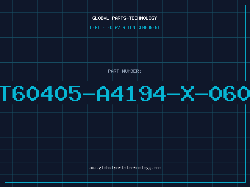 Aviation Part T60405-A4194-X-060