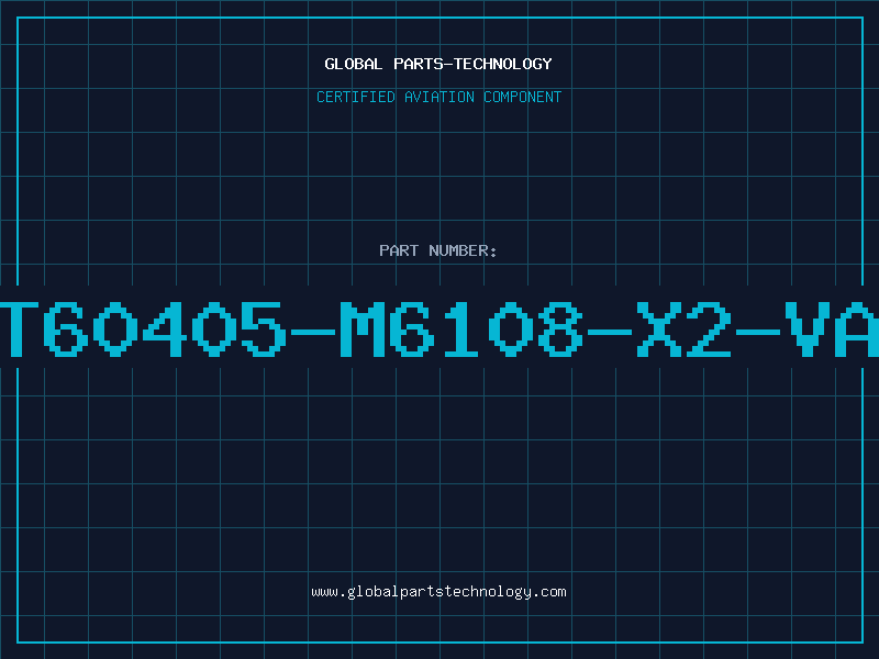 Aviation Part T60405-M6108-X2-VA