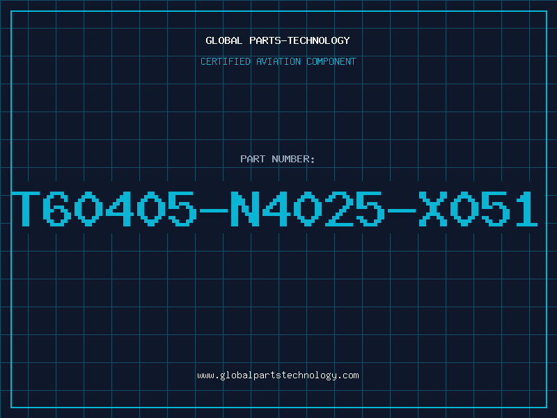 Aviation Part T60405-N4025-X051