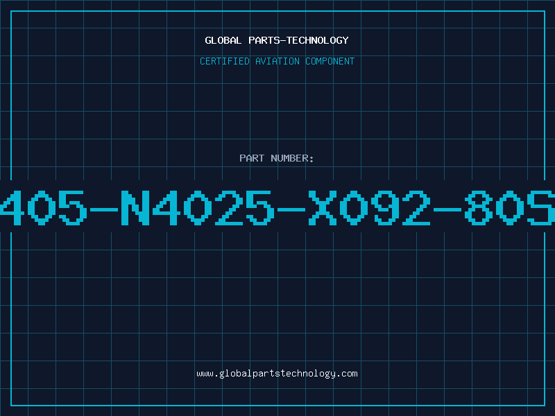 Aviation Part T60405-N4025-X092-80S-D2