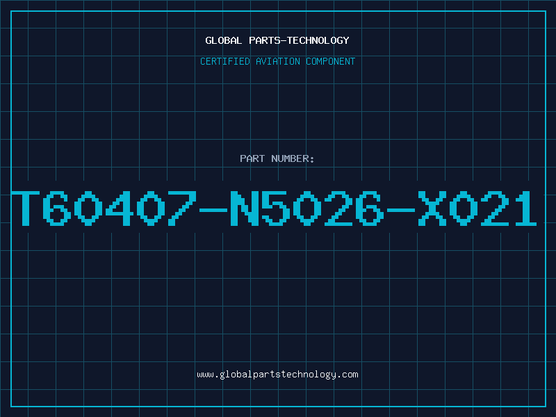 Aviation Part T60407-N5026-X021