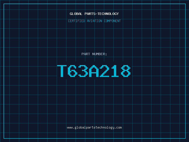 Aviation Part T63A218