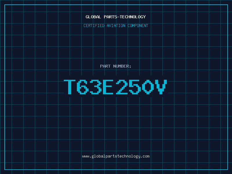 Aviation Part T63E250V