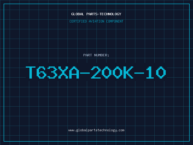 Aviation Part T63XA-200K-10