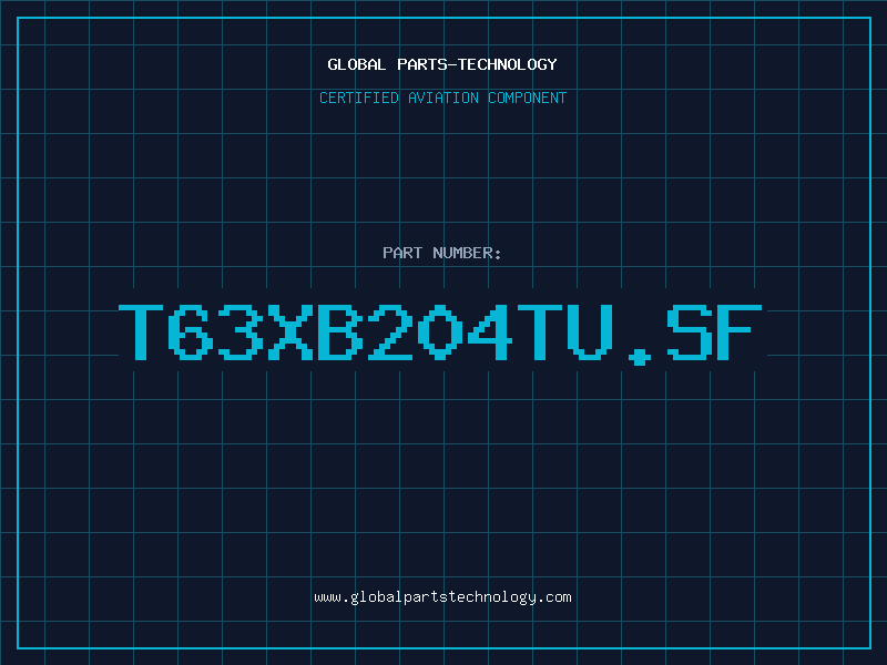 Aviation Part T63XB204TU.SF