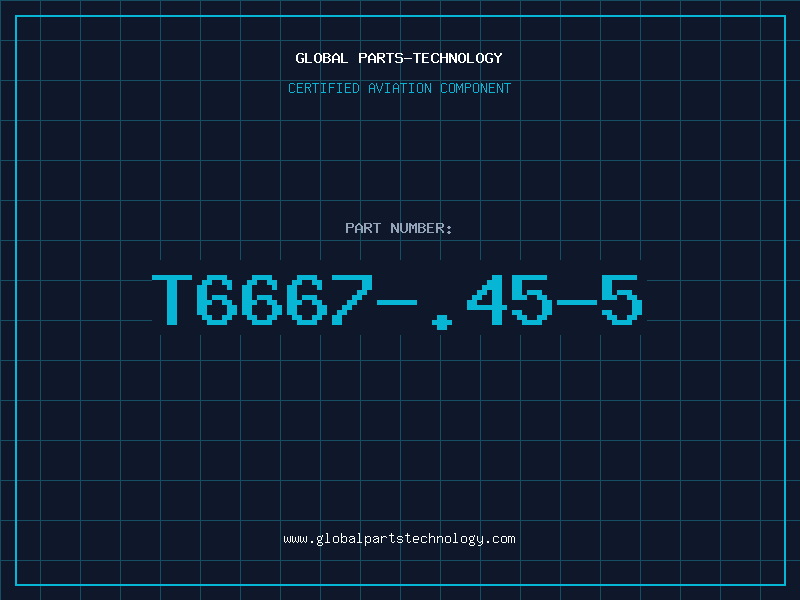 Aviation Part T6667-.45-5