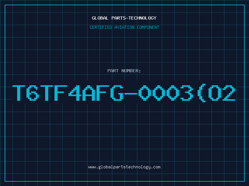Aviation Part T6TF4AFG-0003(O2