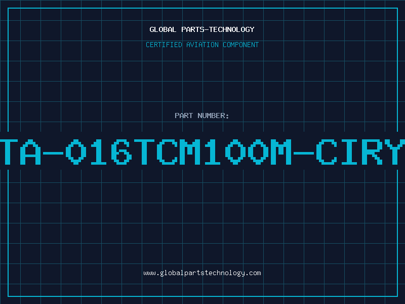 Aviation Part TA-016TCM100M-CIRY