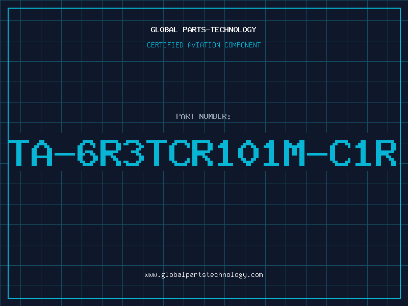 Aviation Part TA-6R3TCR101M-C1R