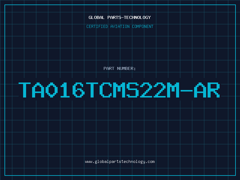 Aviation Part TA016TCMS22M-AR