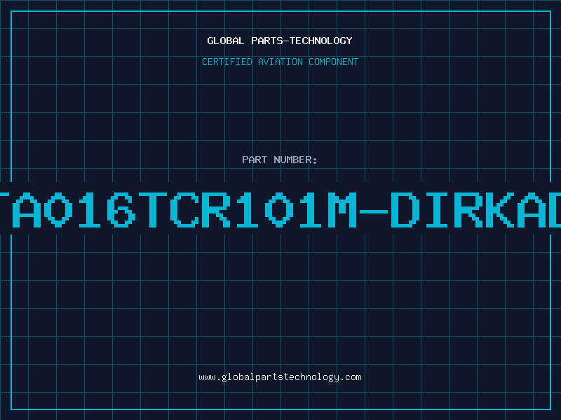 Aviation Part TA016TCR101M-DIRKAD