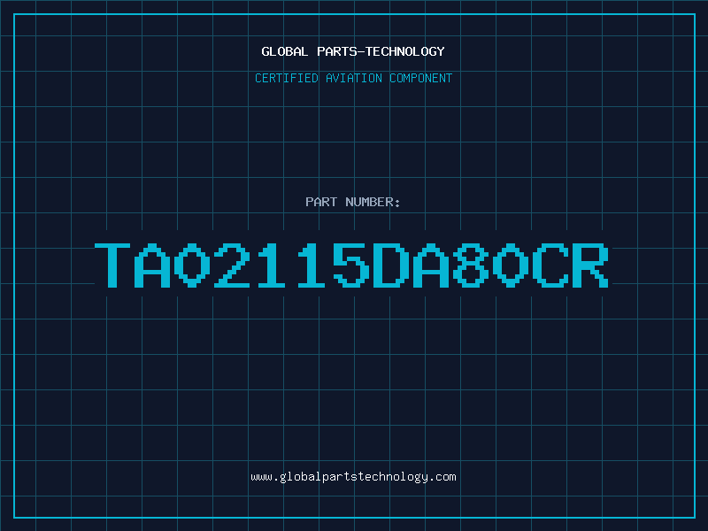 Aviation Part TA02115DA80CR