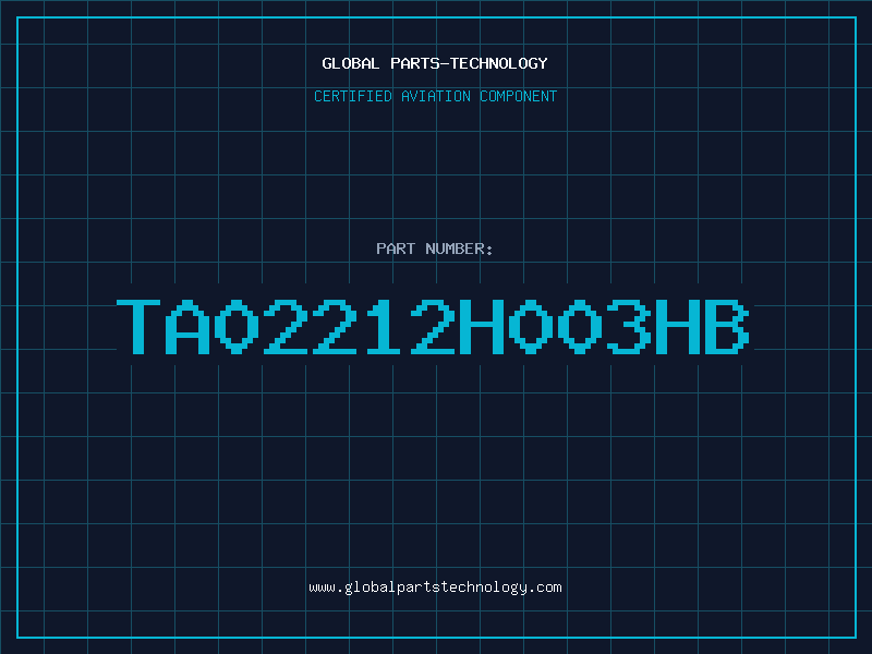 Aviation Part TA02212H003HB