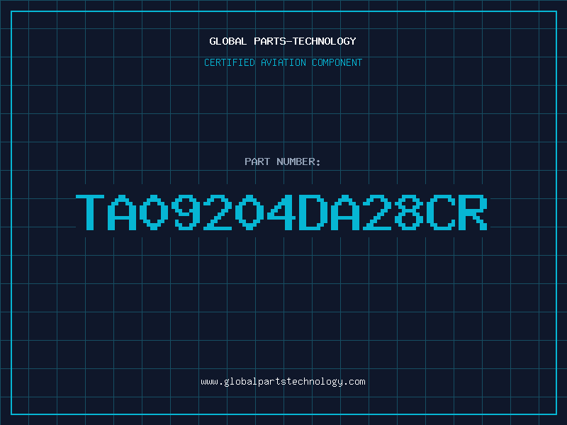 Aviation Part TA09204DA28CR