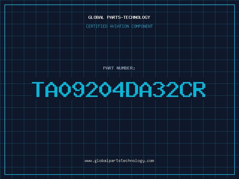 Aviation Part TA09204DA32CR