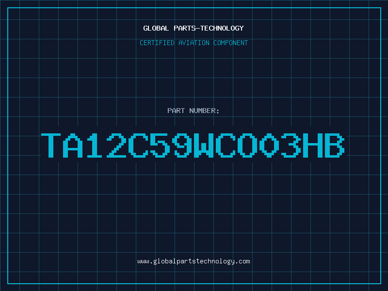 Aviation Part TA12C59WCO03HB