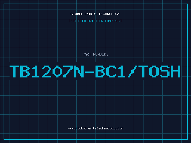 Aviation Part TB1207N-BC1/TOSH