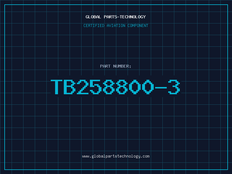 Aviation Part TB258800-3