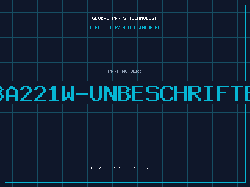 Aviation Part TBA221W-UNBESCHRIFTET