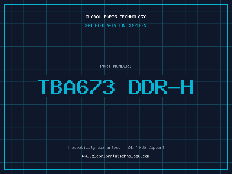 Aviation Part TBA673 DDR-H