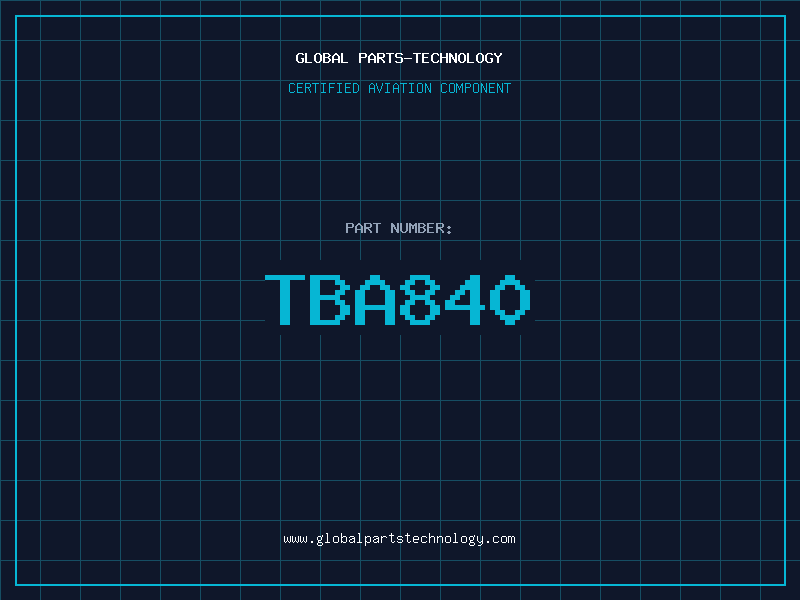 Aviation Part TBA840