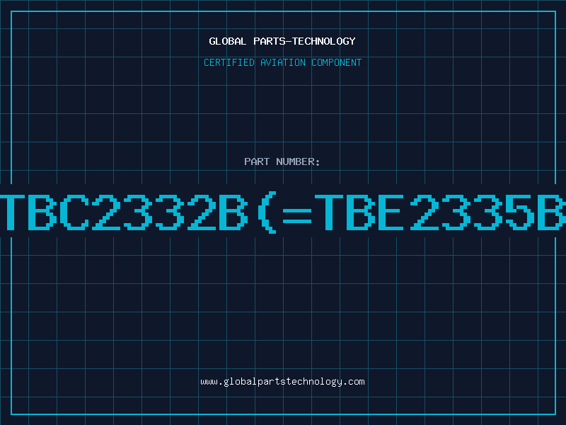 Aviation Part TBC2332B(=TBE2335B