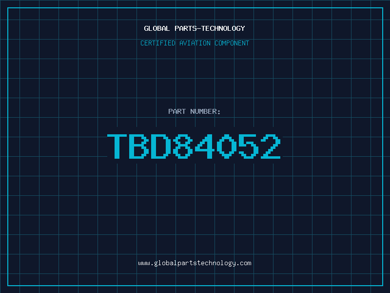 Aviation Part TBD84052