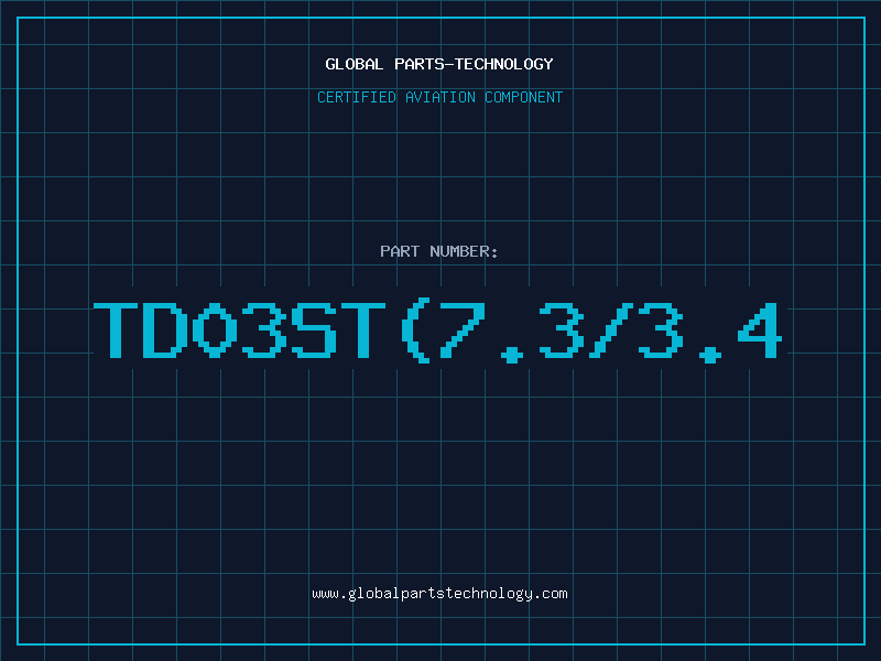 Aviation Part TD03ST(7.3/3.4