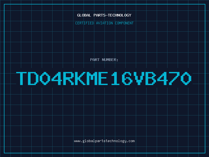 Aviation Part TD04RKME16VB470