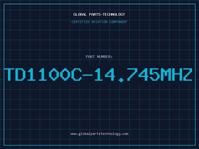 Aviation Part TD1100C-14.745MHZ