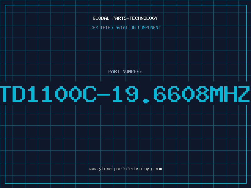 Aviation Part TD1100C-19.6608MHZ