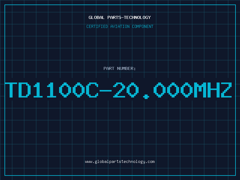 Aviation Part TD1100C-20.000MHZ