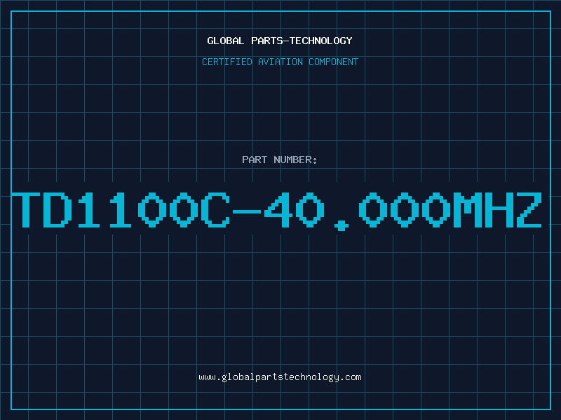 Aviation Part TD1100C-40.000MHZ