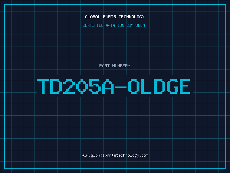 Aviation Part TD205A-OLDGE