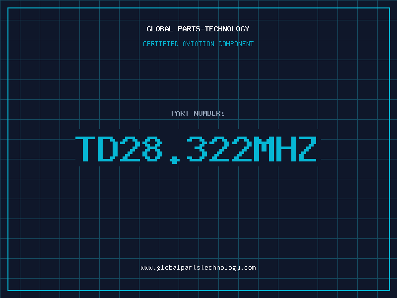 Aviation Part TD28.322MHZ
