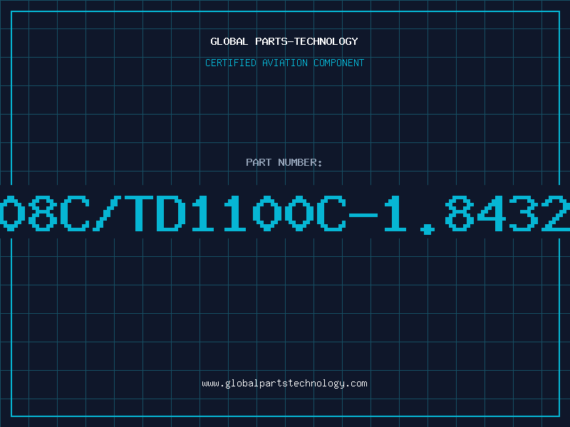 Aviation Part TD308C/TD1100C-1.8432MHZ