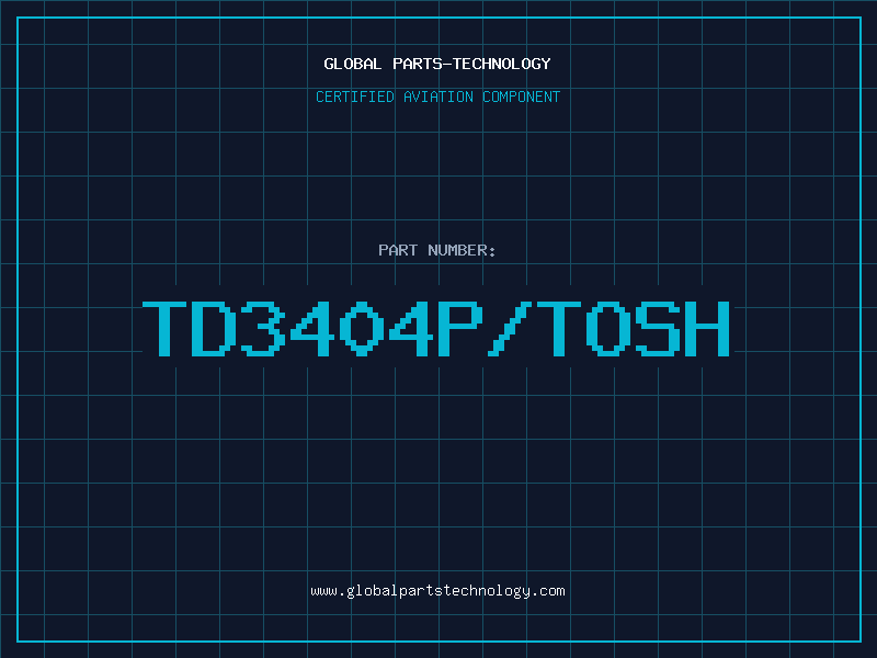 Aviation Part TD3404P/TOSH