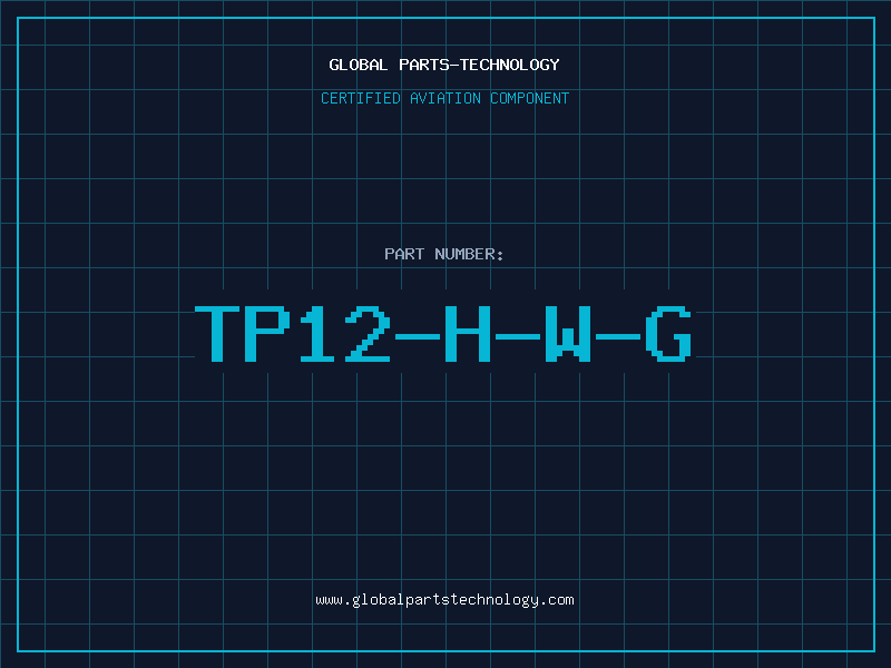 Aviation Part TP12-H-W-G