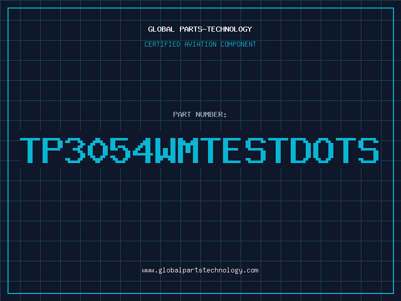Aviation Part TP3054WMTESTDOTS