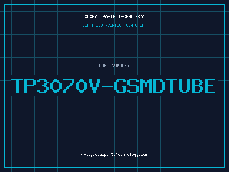 Aviation Part TP3070V-Gsmdtube