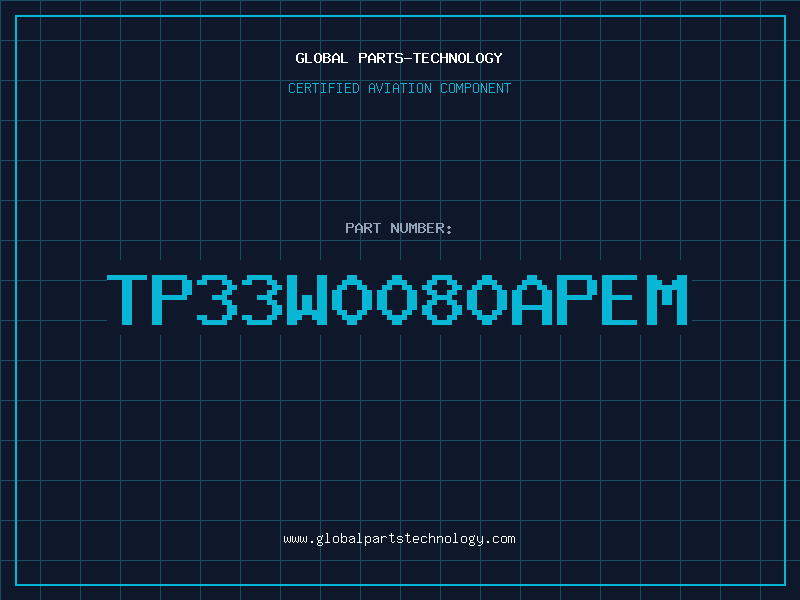 Aviation Part TP33W0080APEM