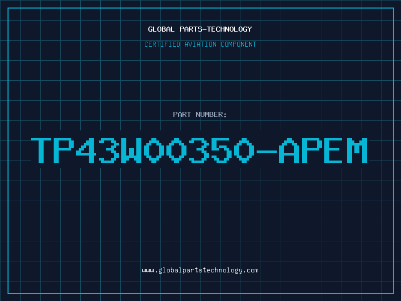 Aviation Part TP43W00350-APEM