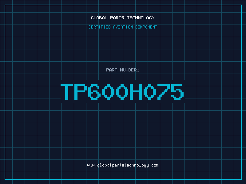 Aviation Part TP600H075