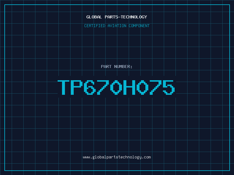 Aviation Part TP670H075