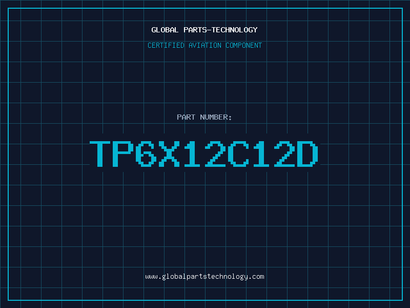 Aviation Part TP6X12C12D
