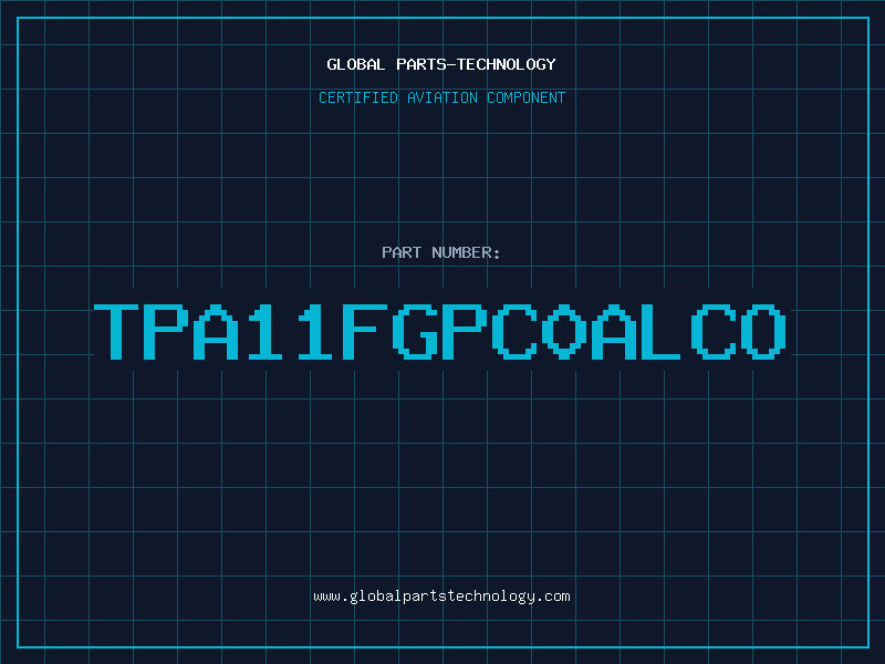 Aviation Part TPA11FGPC0ALCO