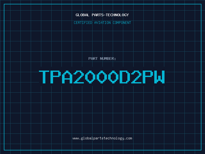 Aviation Part TPA2000D2PW