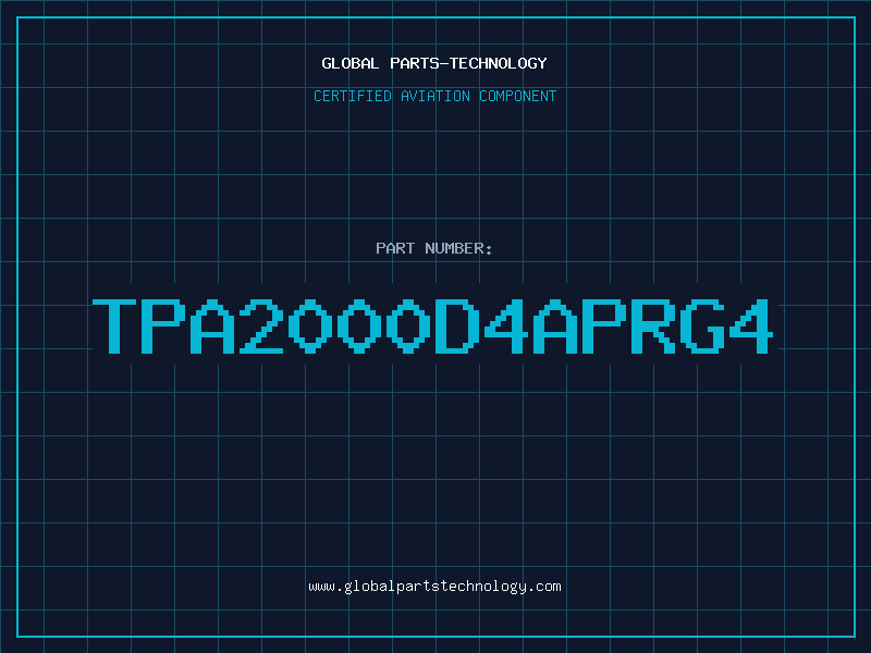 Aviation Part TPA2000D4APRG4