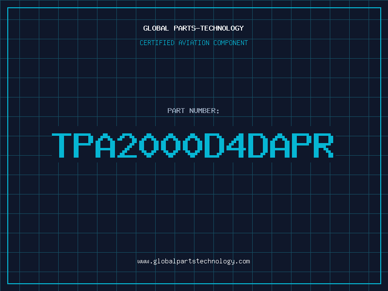 Aviation Part TPA2000D4DAPR