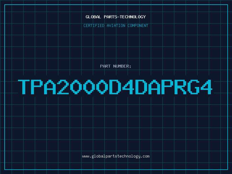 Aviation Part TPA2000D4DAPRG4